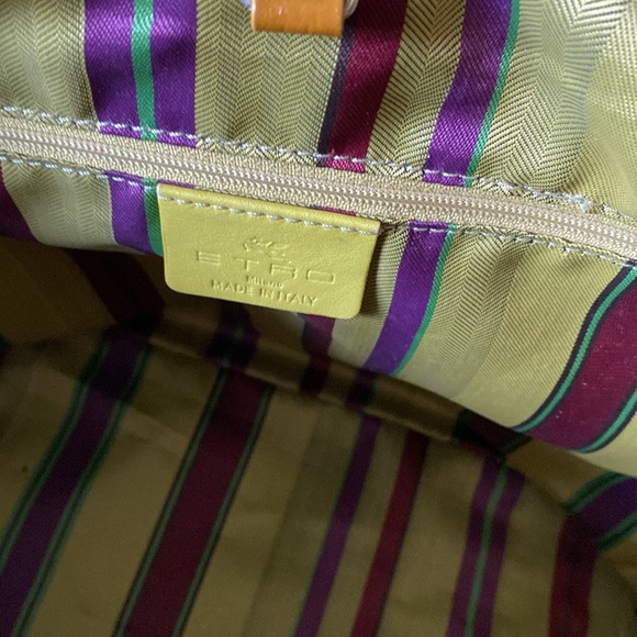 Etro color block neverfull style tote!! - Picture 5 of 11